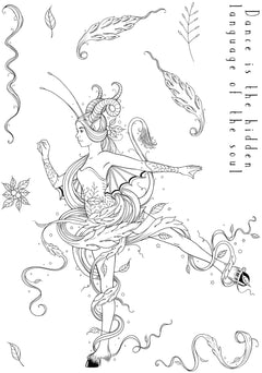 Pink Ink Designs Clara 6 in x 8 in Clear Stamp Set-14