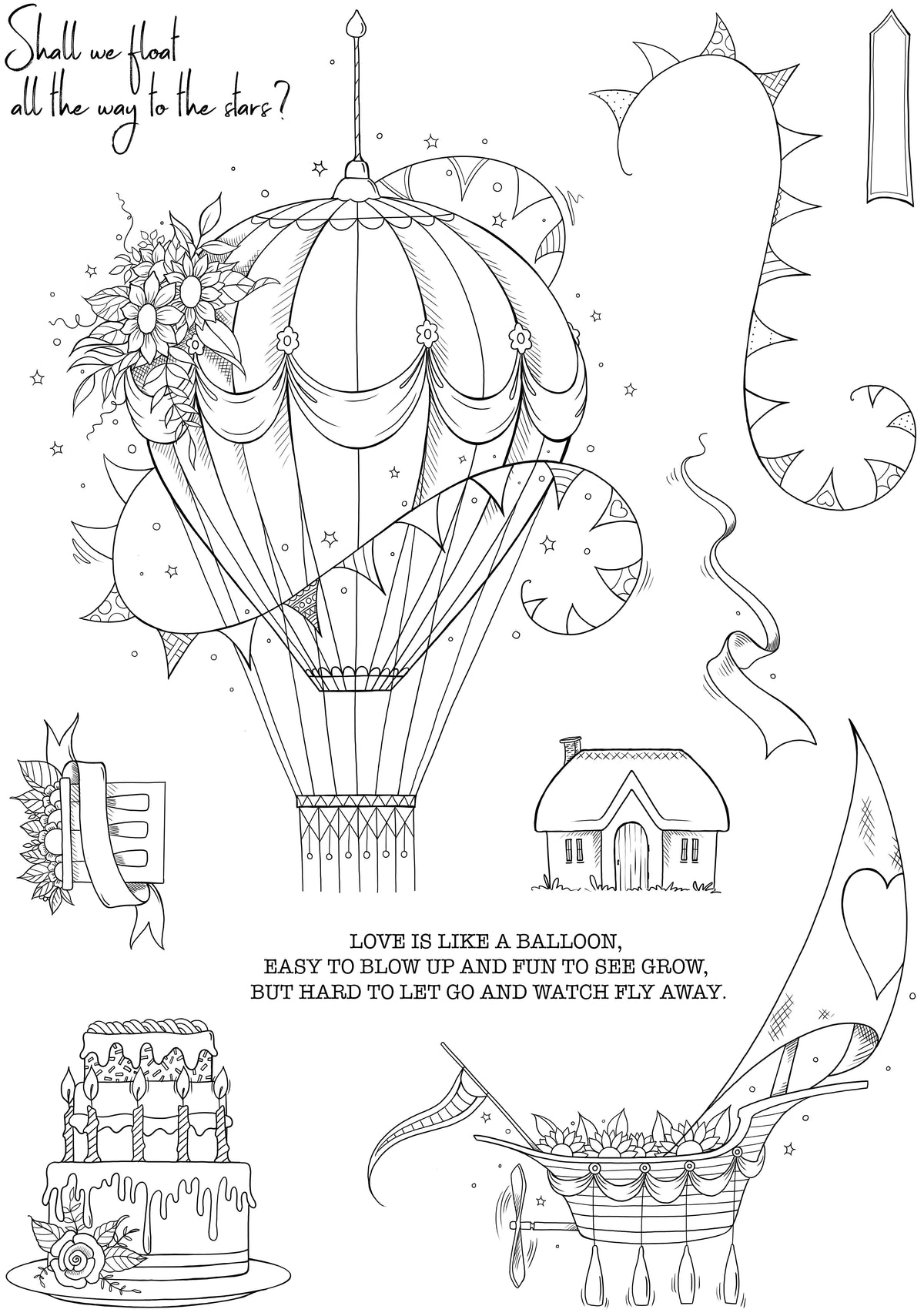 Pink Ink Designs I Saw A Ship... 6 in x 8 in Clear Stamp Set-16