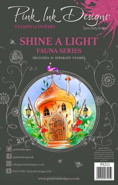 Pink Ink Designs Shine A Light 6 in x 8 in Clear Stamp Set-1