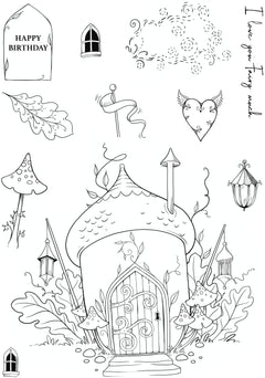 Pink Ink Designs Shine A Light 6 in x 8 in Clear Stamp Set-13