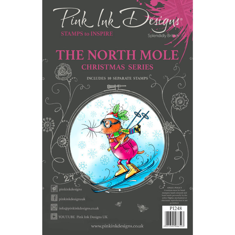 Pink Ink Designs The North Mole 6 in x 8 in Clear Stamp Set-1