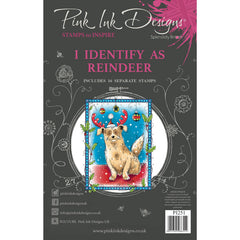 Pink Ink Designs I Identify As Reindeer 6 in x 8 in Clear Stamp Set-1