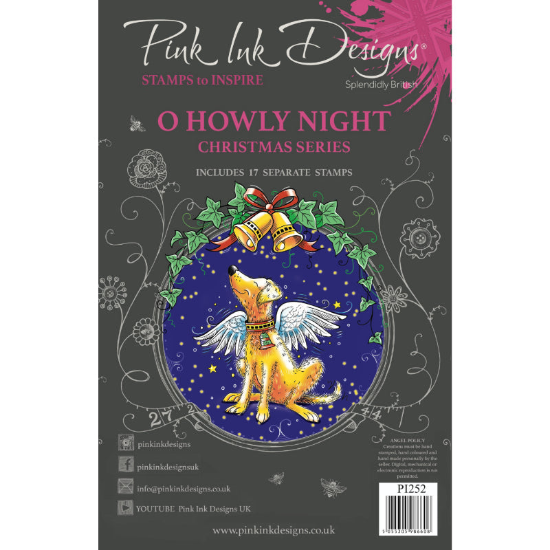 Pink Ink Designs O Howly Night 6 in x 8 in Clear Stamp Set-1