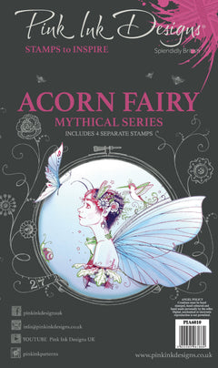 Pink Ink Designs Acorn Fairy A6 Clear Stamp Set-1