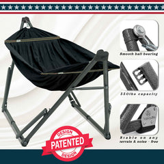 Uniki Canvas Hammock with Stand-5