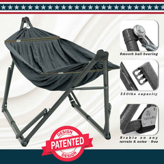Uniki Canvas Hammock with Stand-41