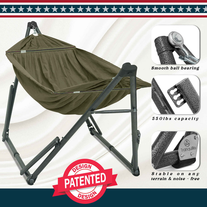 Uniki Canvas Hammock with Stand-23