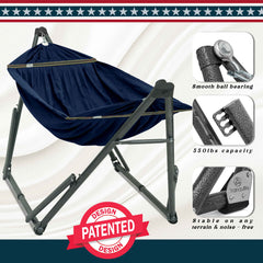 Uniki Canvas Hammock with Stand-50
