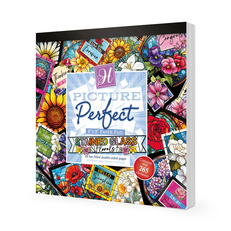 Stained Glass Florals Picture Perfect Pad-1