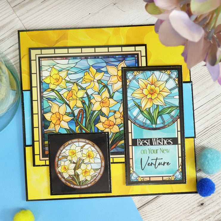 Stained Glass Florals Picture Perfect Pad-3