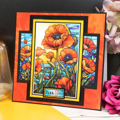 Stained Glass Florals Picture Perfect Pad-6