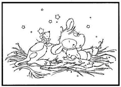 Picture Embossing Folder Koetie: sweet dreams-1