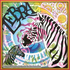 Pink Ink Designs Zebra Stripes 8 in x 8 in Stencil-2