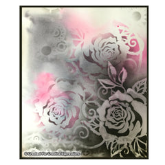 Pink Ink Designs English Garden 8 in x 8 in Stencil-2