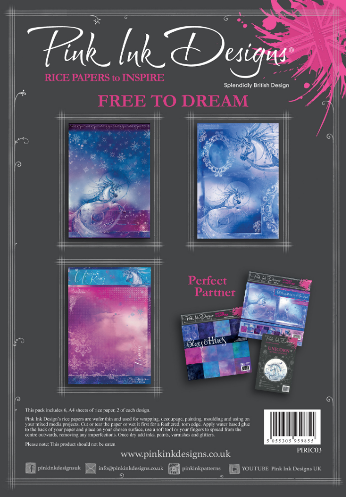 Free To Dream A4 Rice Paper-1