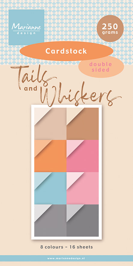 Marianne Design 6x12 Cardstock - Tails & Whiskers-1