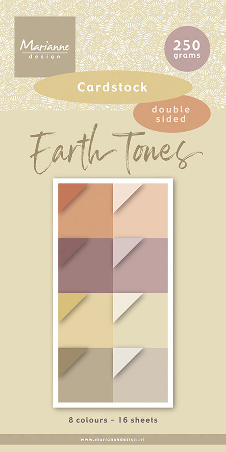 Marianne Design 6x12 Cardstock - Earth Tones-1