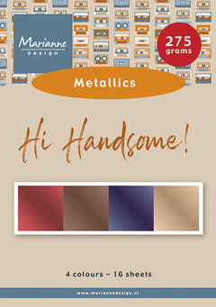 Marianne Design A5 Metallics - Salut Beau Gosse !-1
