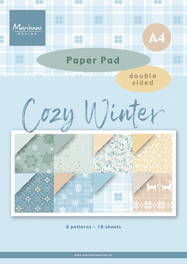 Marianne Design Cozy Winter - A4 - Paper Pad-1