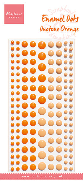 Marianne Design Enamel Dots - Duotone Orange-1