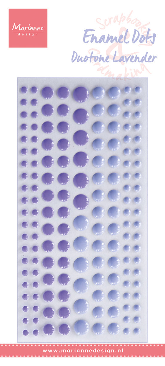 Marianne Design Enamel Dots - Duotone Lavender-1