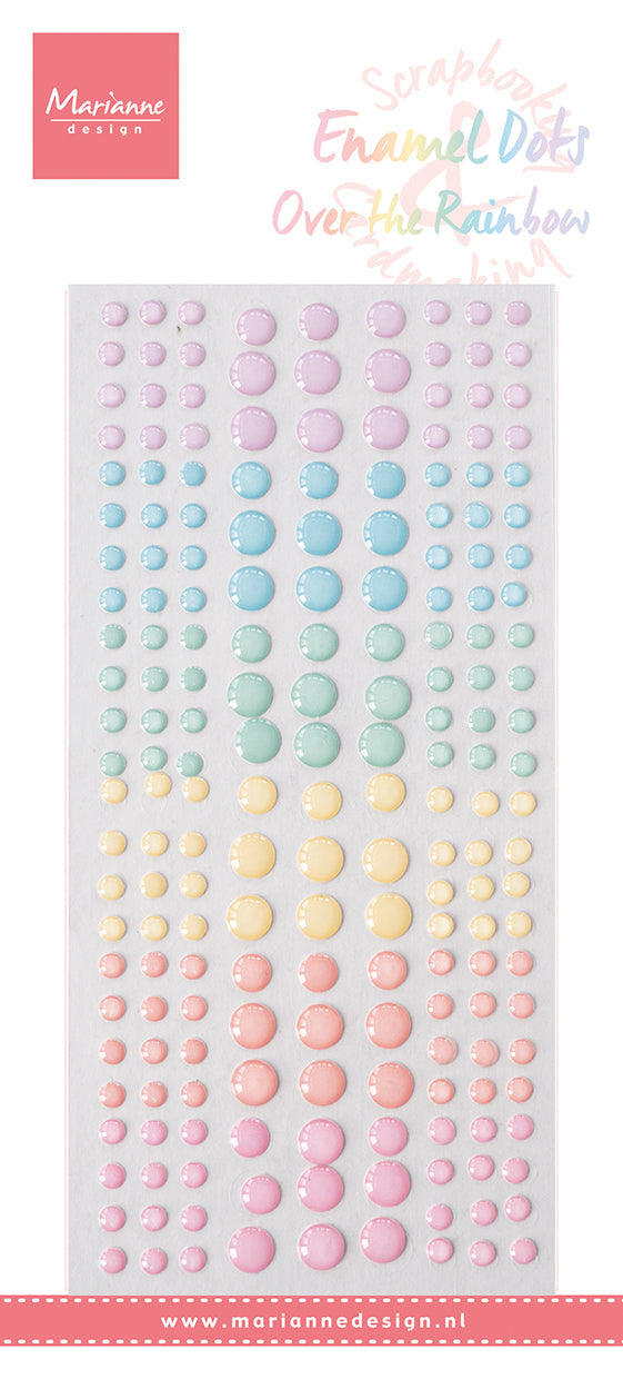 Marianne Design Enamel Dots - Over The Rainbow-1