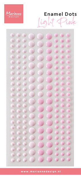Marianne Design Enamel Dots - Duotone Light Pink-1