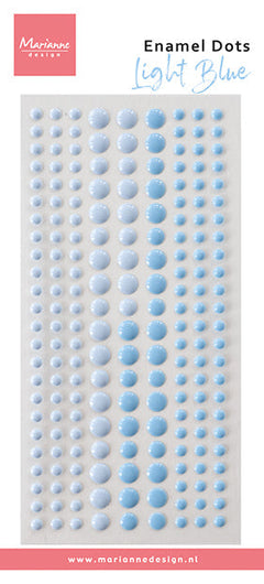 Marianne Design Enamel Dots - Duotone Light Blue-1