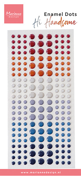 Marianne Design Enamel Dots - Bonjour bel homme !-1