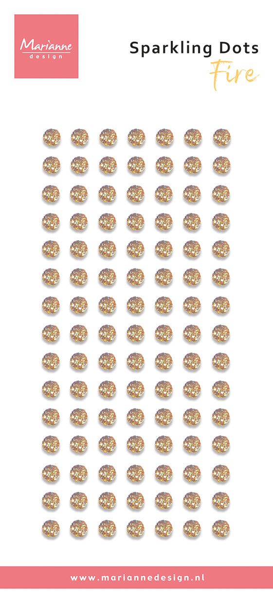 Marianne Design Sparkling Dots - Fire-1