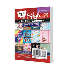 Say it with Style Pocket Pads - Birthday Wishes-1