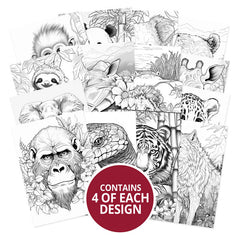 Colouring Pocket Pads - Animal Planet-2