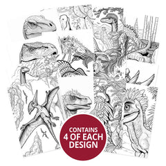 Colouring Pocket Pads - Dino Days-2