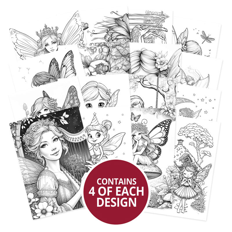 Colouring Pocket Pads - Fairy Magic-2