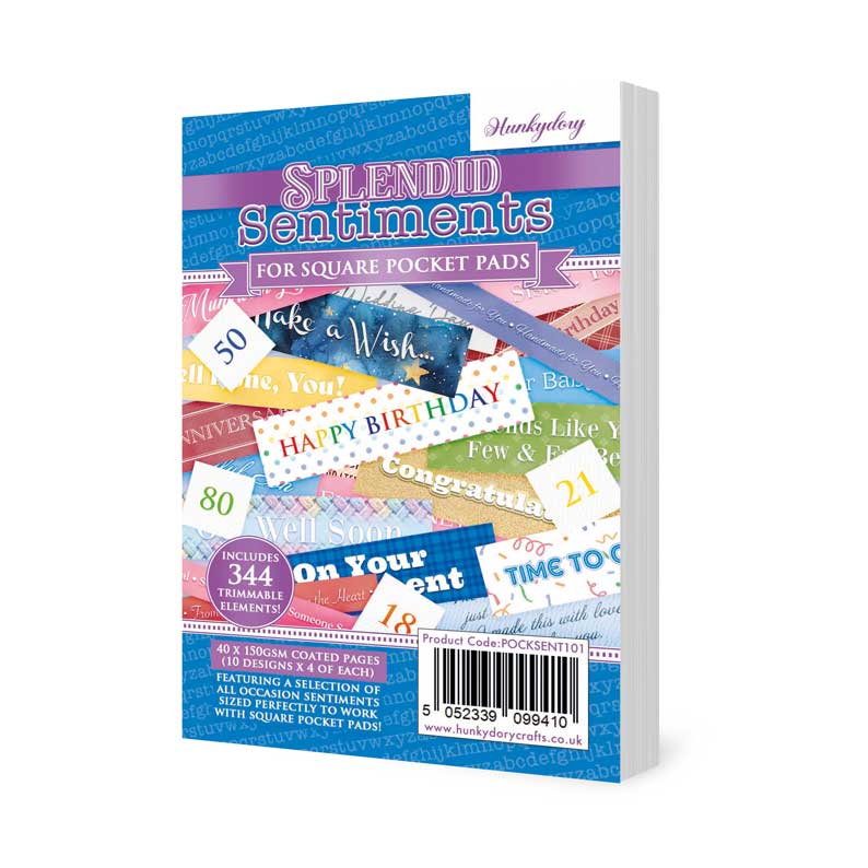 Splendid Sentiments for Square Pocket Pads-1