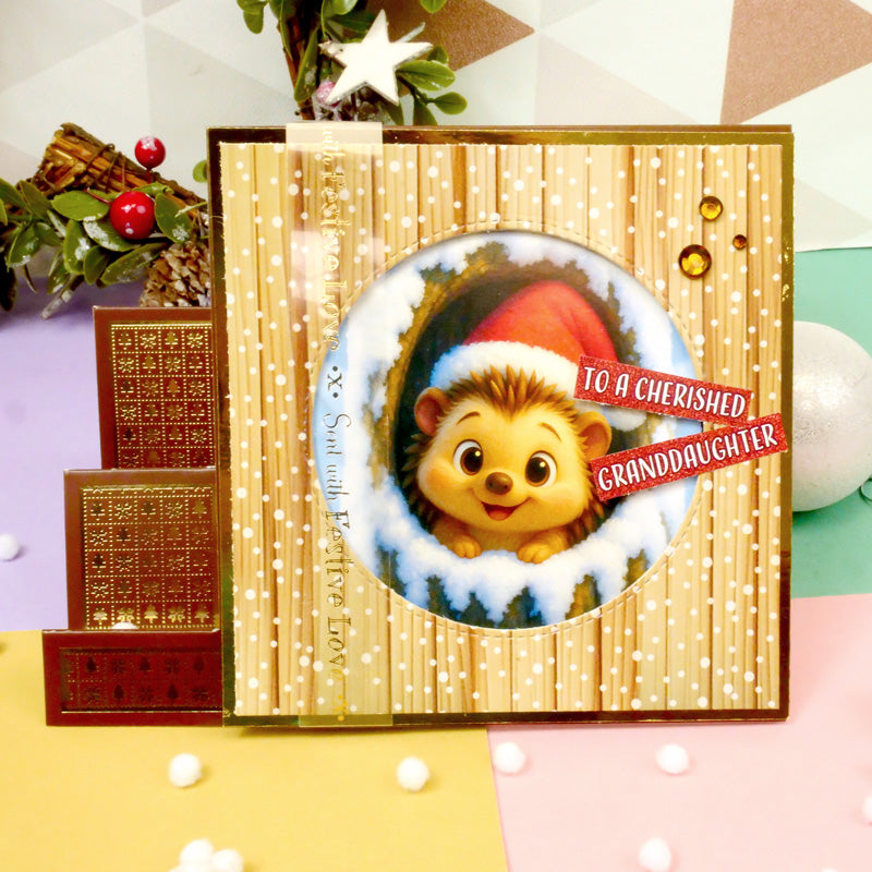 Festive Splendid Sentiments for Square Pocket Pad-8