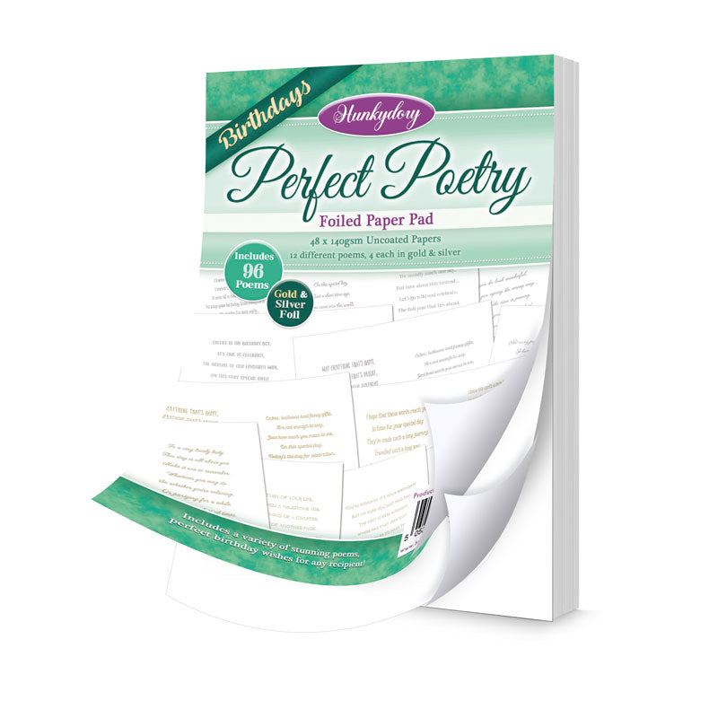 Perfect Verses Foiled Paper Pad - Birthdays-1