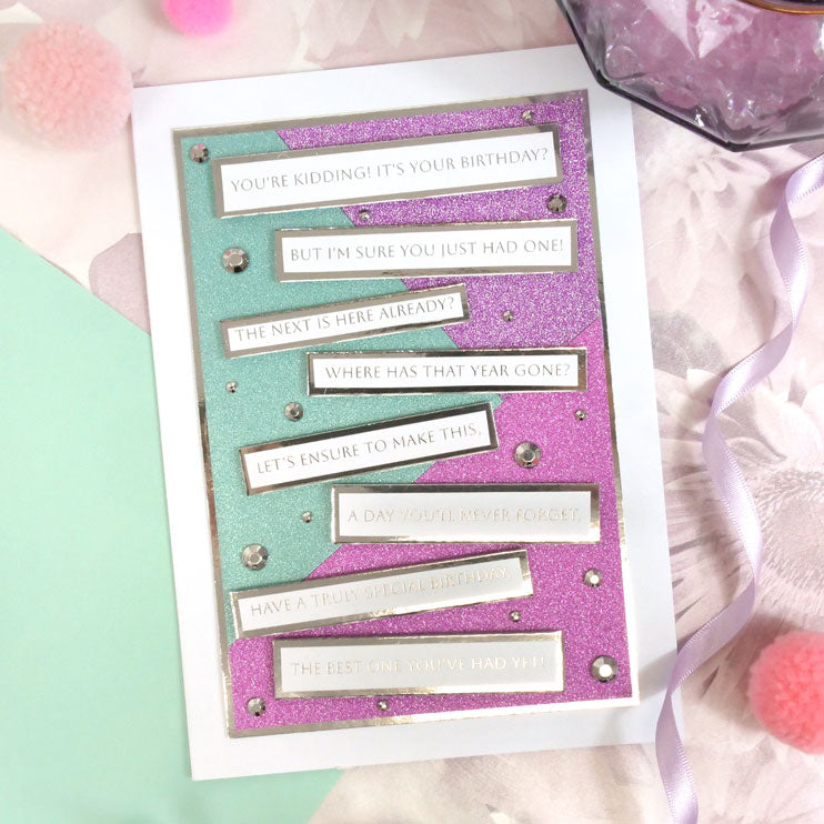 Perfect Verses Foiled Paper Pad - Birthdays-3