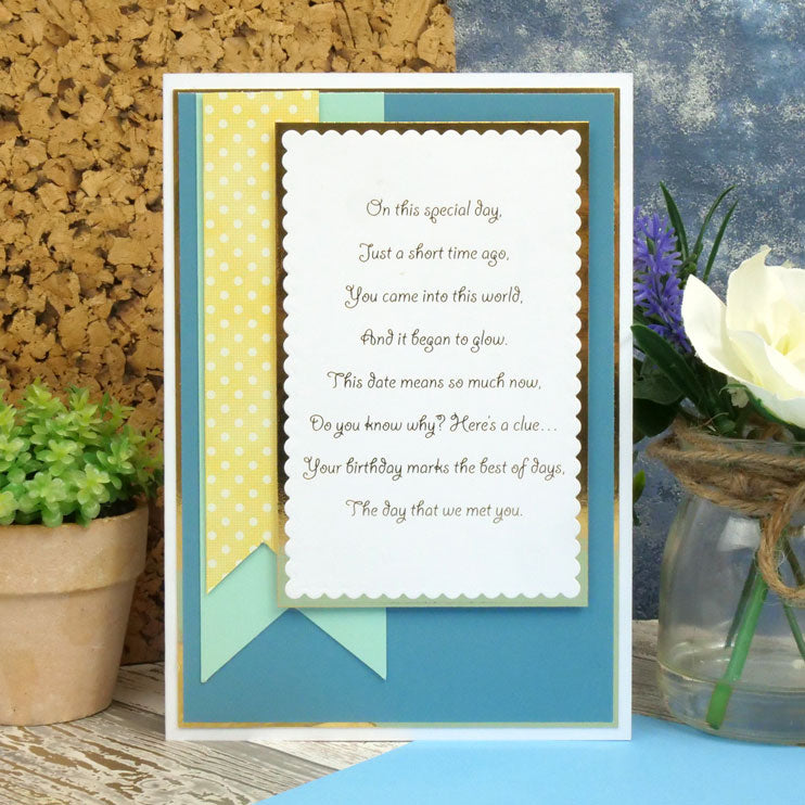 Perfect Verses Foiled Paper Pad - Birthdays-5