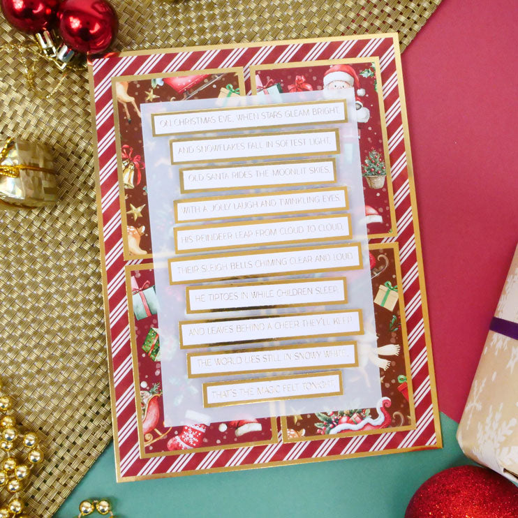 Perfect Poetry Foiled Paper Pad - Season's Greetings-13