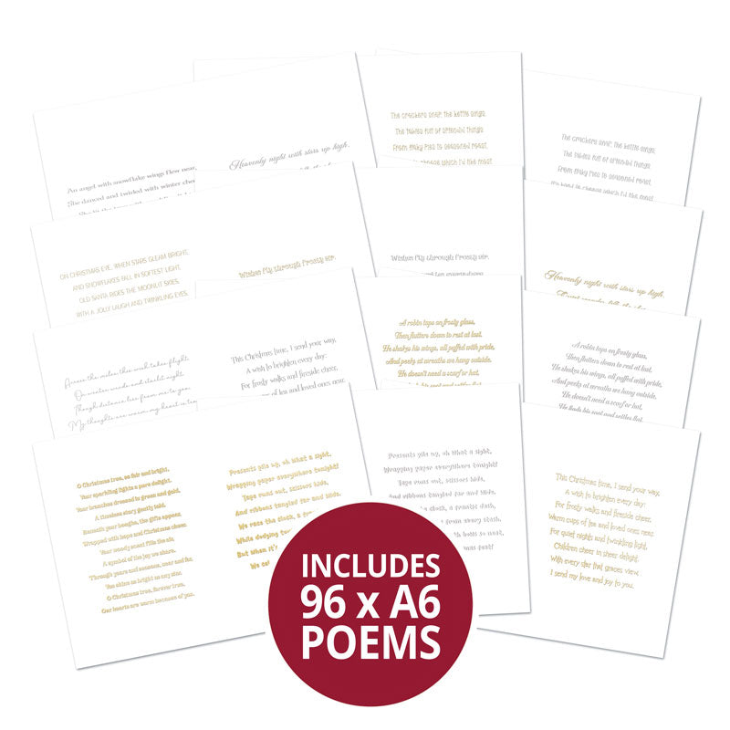 Perfect Poetry Foiled Paper Pad - Season's Greetings-2
