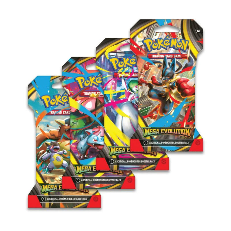 Pokémon TCG - Mega Evolution - Mega Evolution Base - Sleeved Booster Pack-1