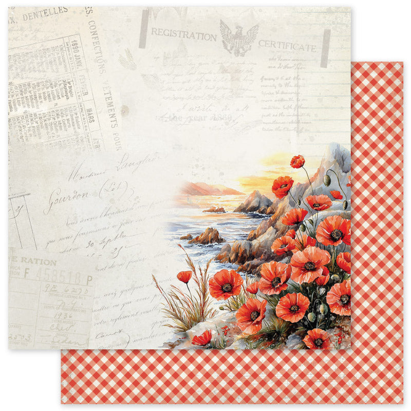 Poppy Garden Basics 12x12 Paper Collection 34644-7