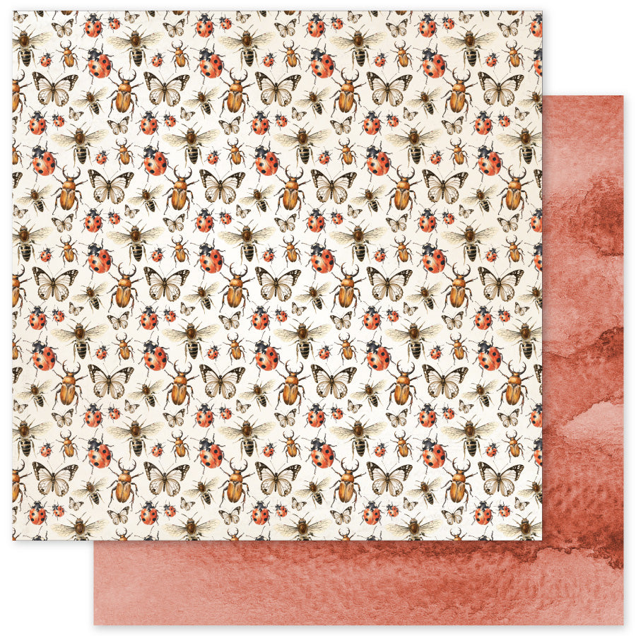 Poppy Garden C Papier 30 x 30 cm (Lot de 12) 34629-1