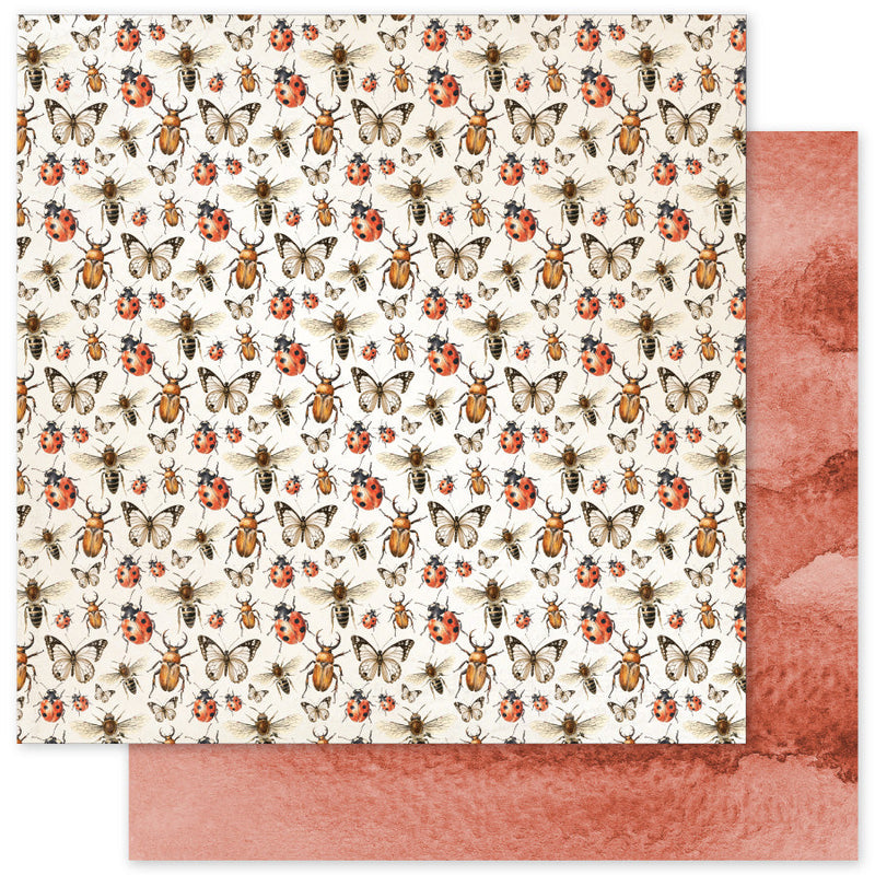 Poppy Garden C Papier 30 x 30 cm (Lot de 12) 34629-1