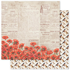 Poppy Garden D 12 x 12 Paper (12 pc Bulk Pack) 34632-1