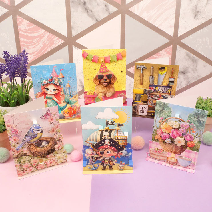 Pop-Up Stepper Cards - Moments & Memories Cards - Set 1-2
