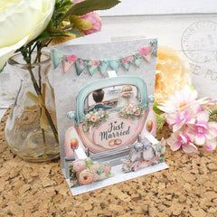 Pop-Up Stepper Card - Just Married-2