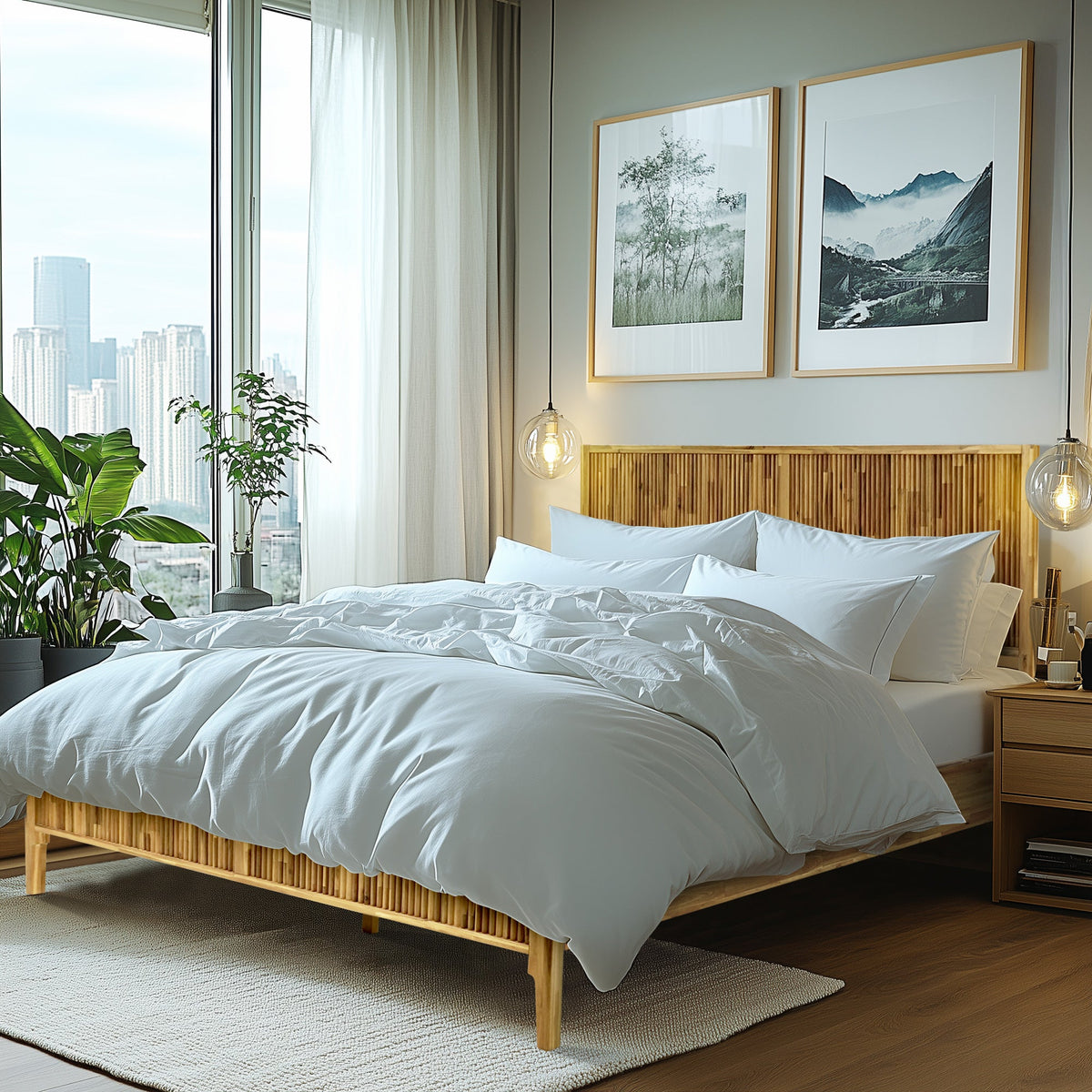 Bosk Solid Wood Bed Frame-19