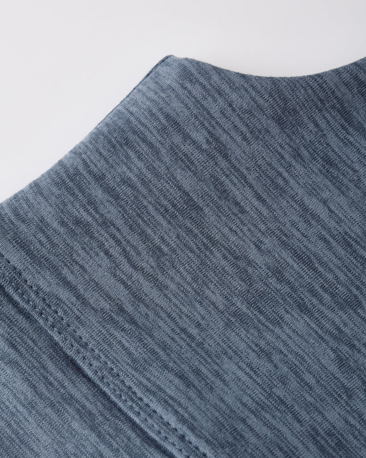 Basic Legging + Tank Set | Heathered Marine | Rylee & Cru-5